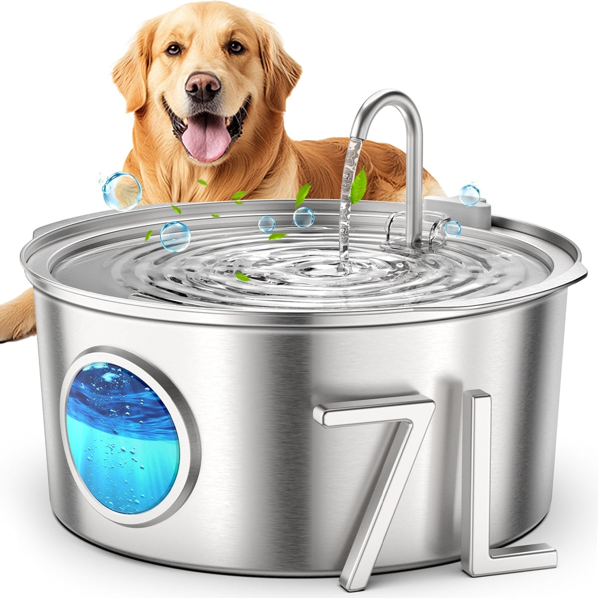 Stainless Steel Pet Water Fountain