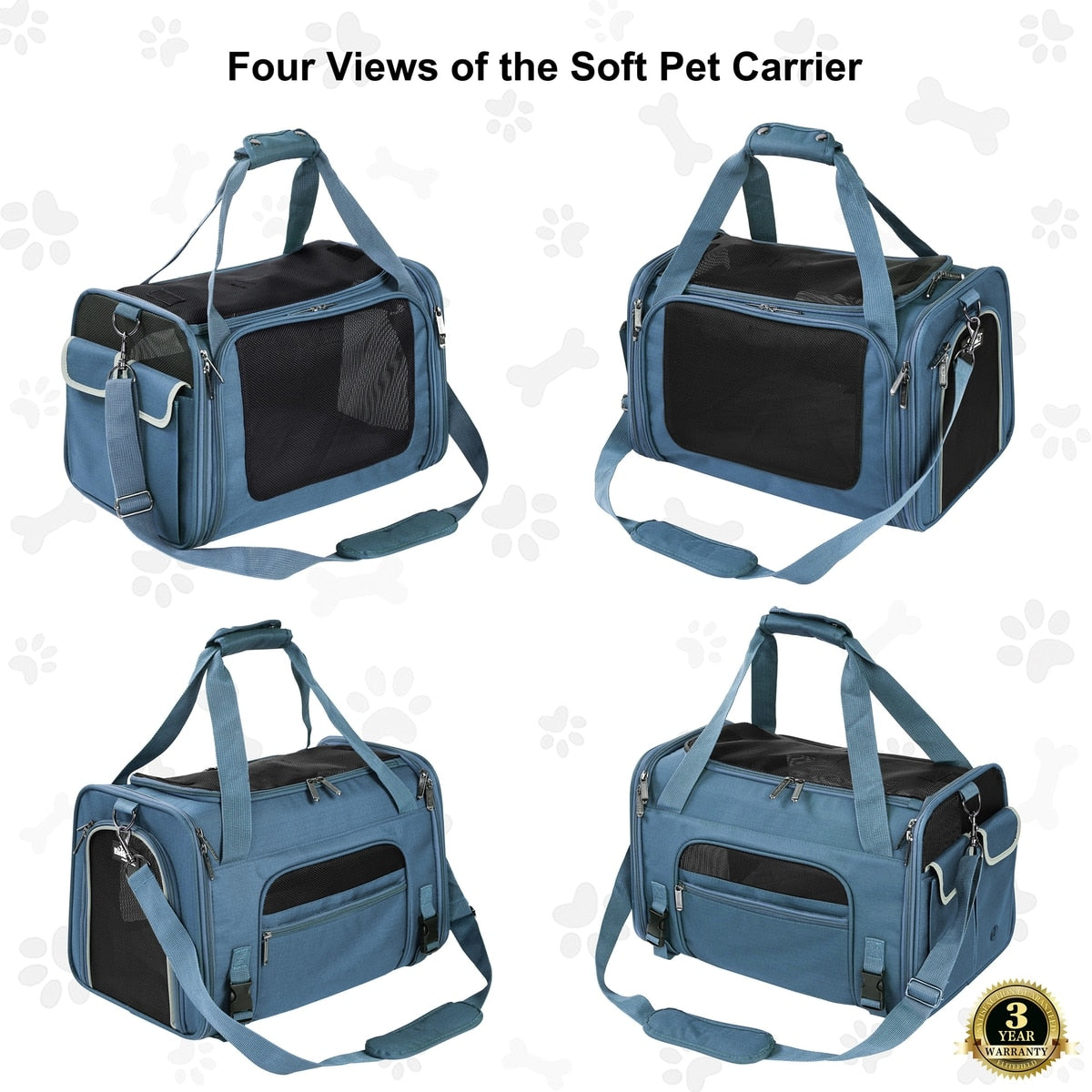 Deluxe Soft-Sided Airline Pet Carrier