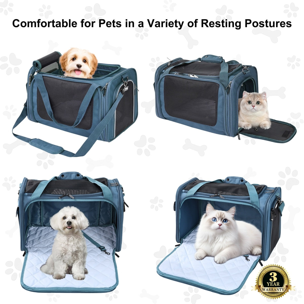 Deluxe Soft-Sided Airline Pet Carrier