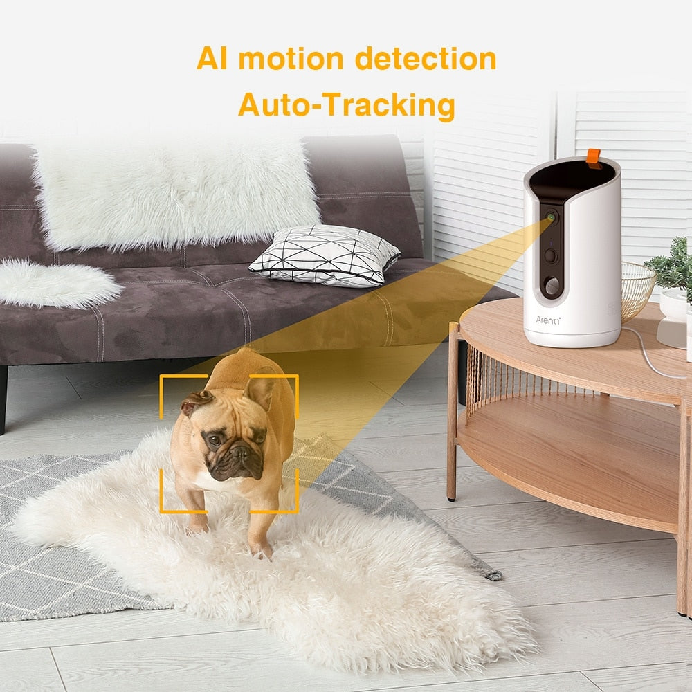 360° Smart Pet Camera with Treat Dispenser