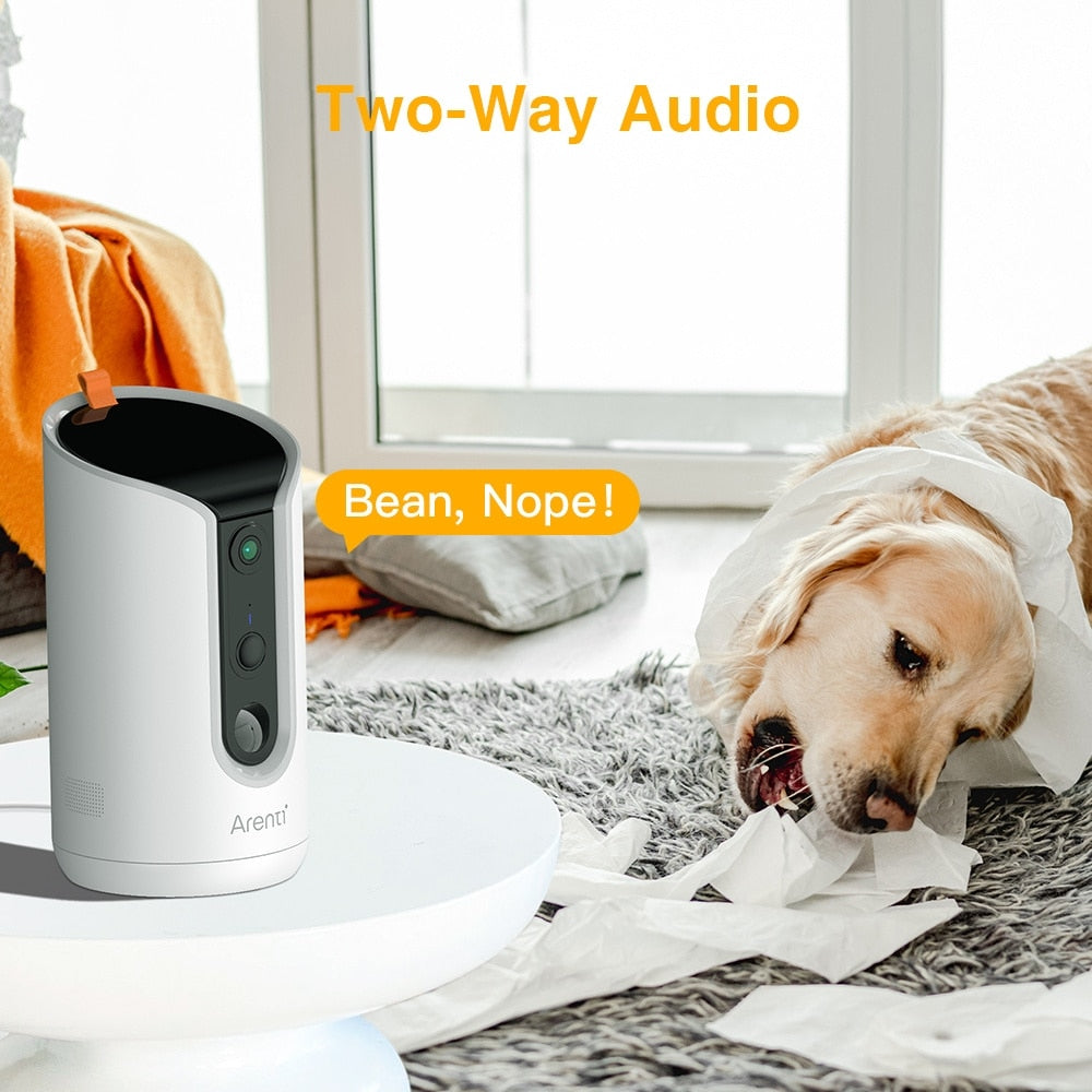 360° Smart Pet Camera with Treat Dispenser
