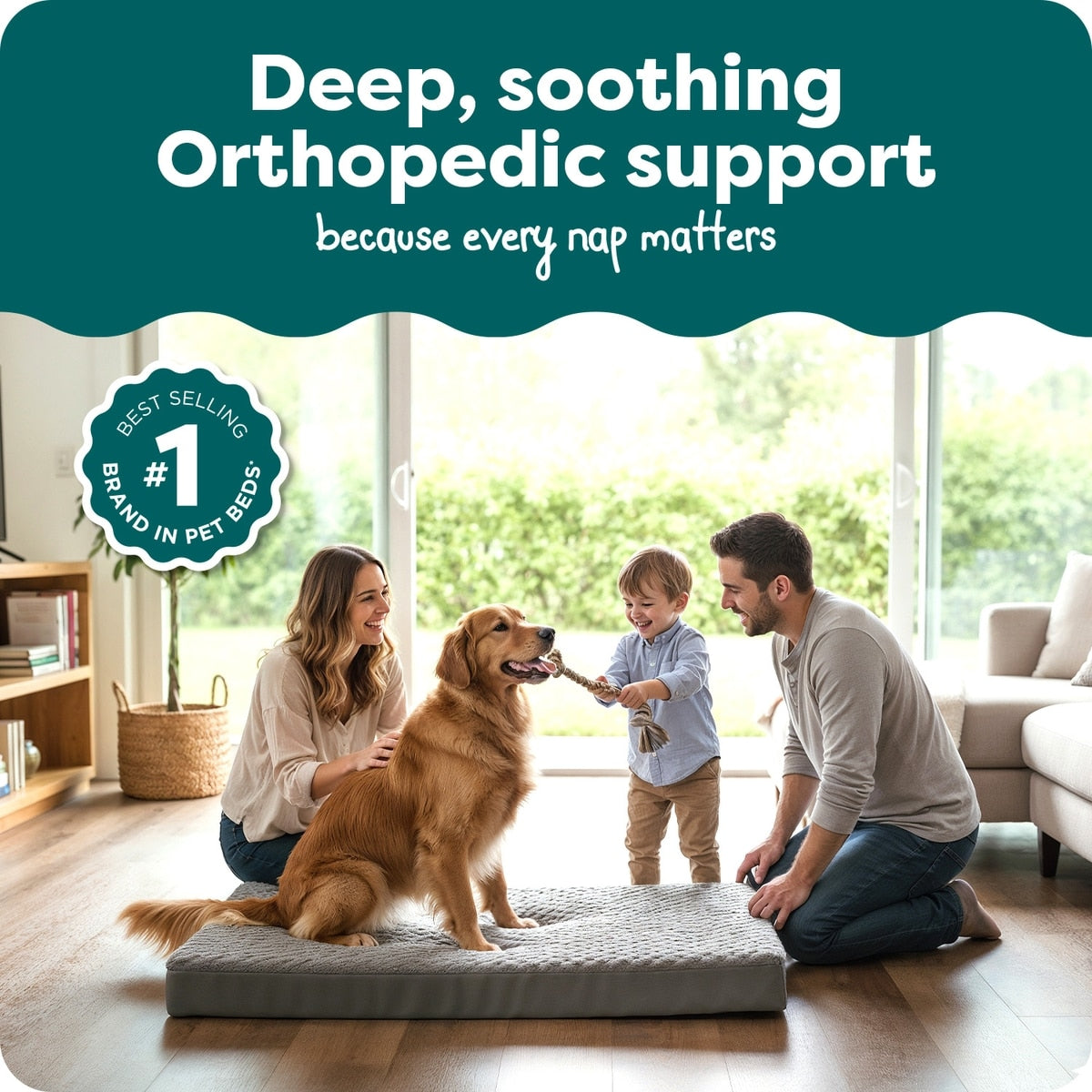 Ultra Plush Orthopedic Pet Bed