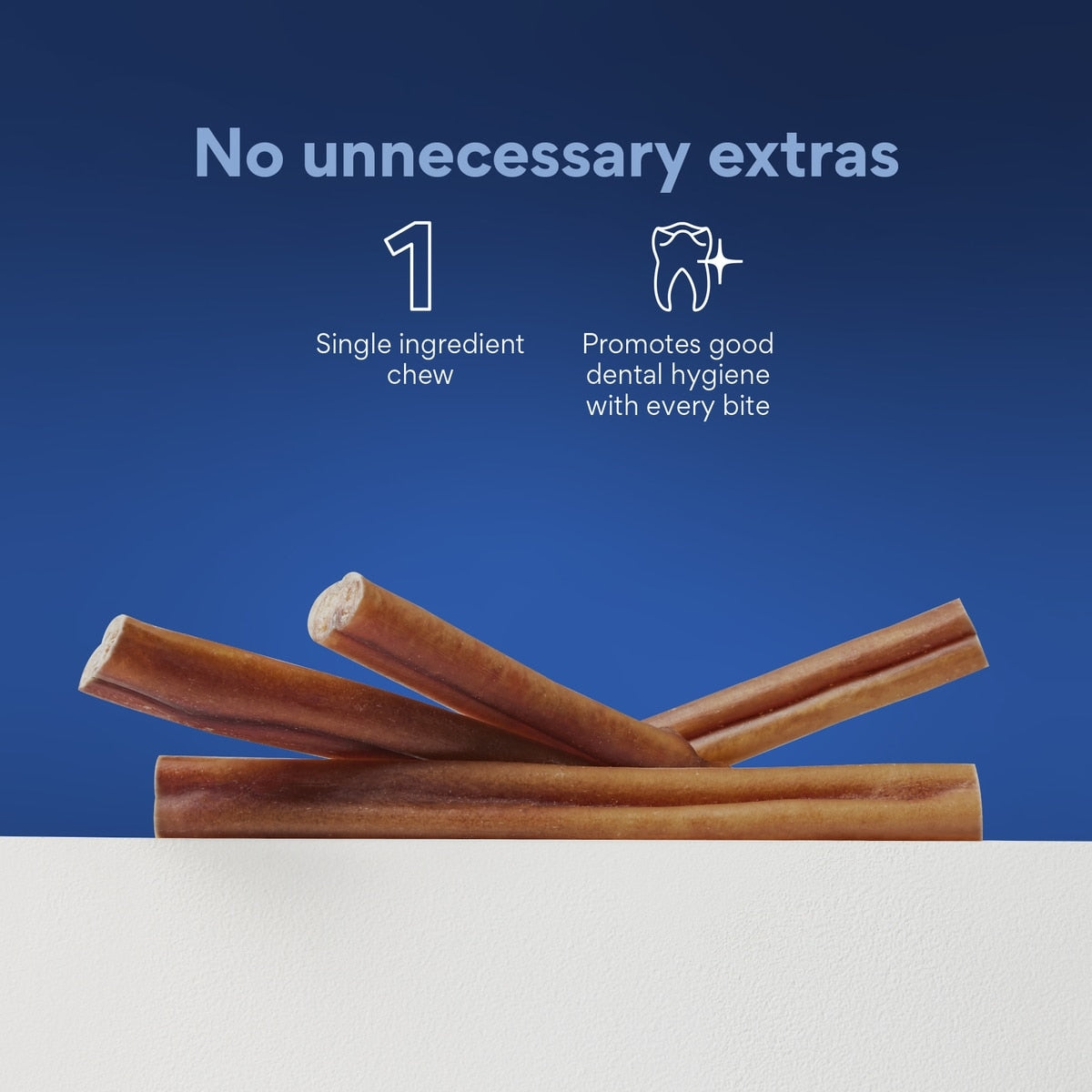 Premium 6-Inch Natural Beef Bully Sticks for Dogs