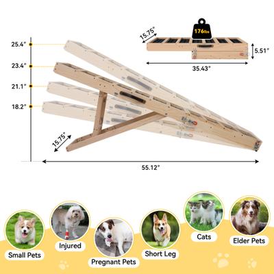 Adjustable Foldable Pet Ramp