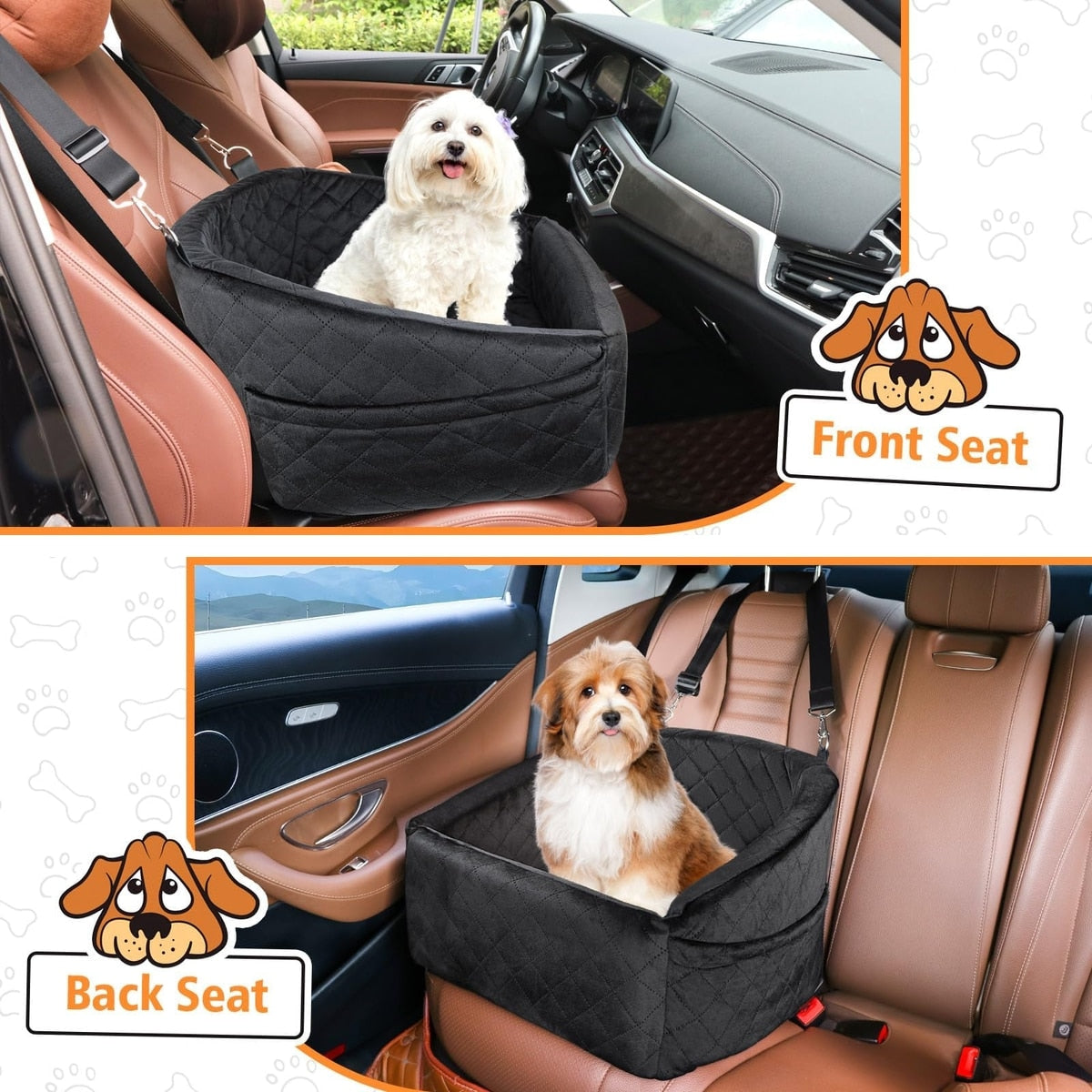 Elevated Dog Booster Car Seat