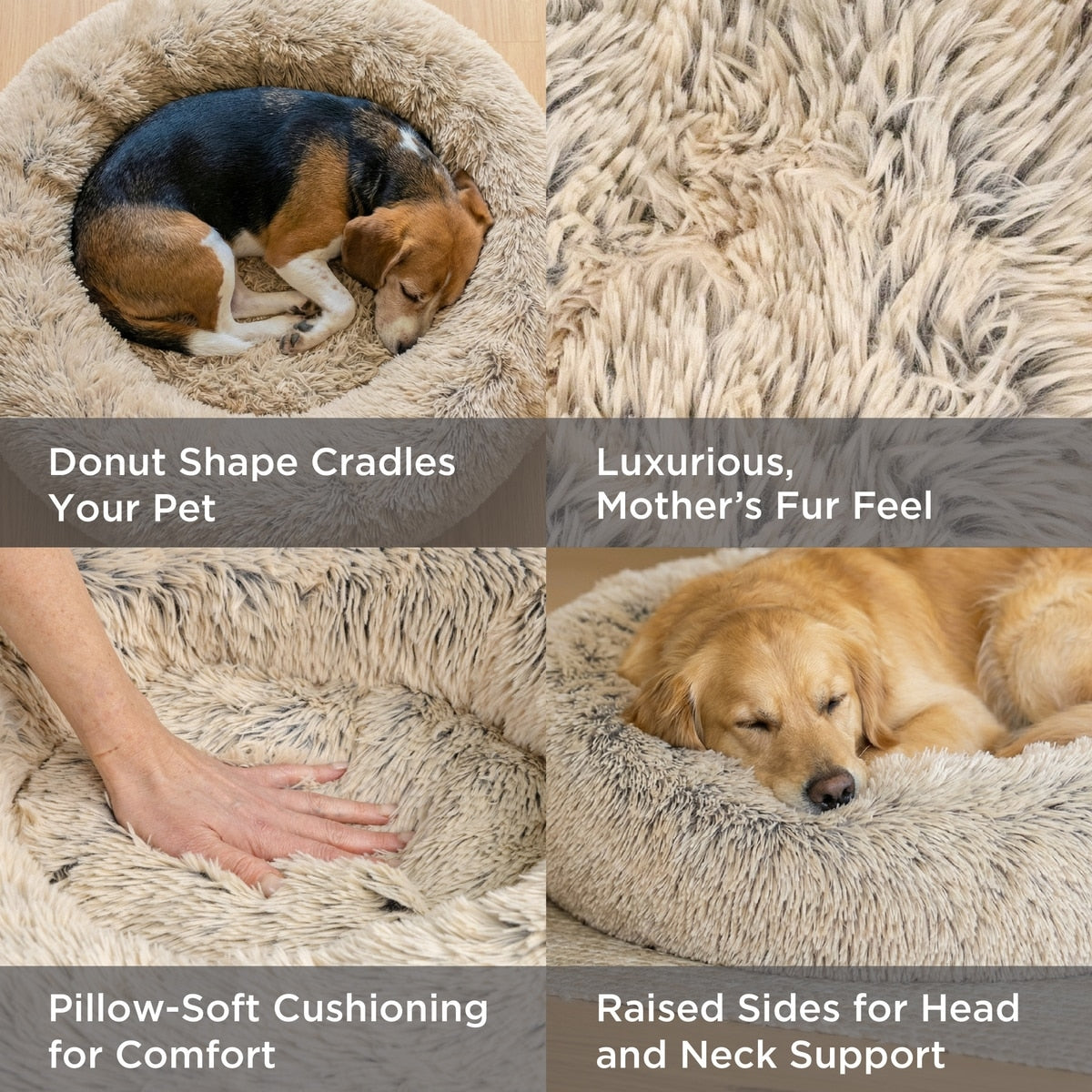 Calming Donut Pet Bed