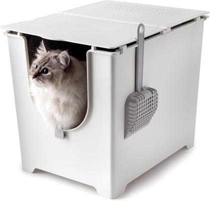 Flip Covered Cat Litter Box