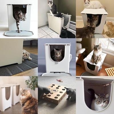 Flip Covered Cat Litter Box