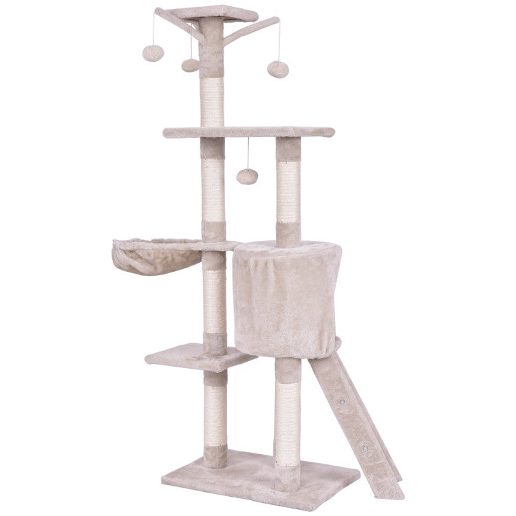 56-Inch Cat Tree with Condo