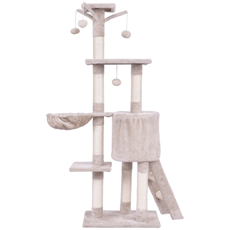 56-Inch Cat Tree with Condo