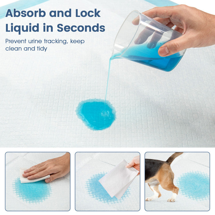 150-Pack Super Absorbent Pet Training Pads