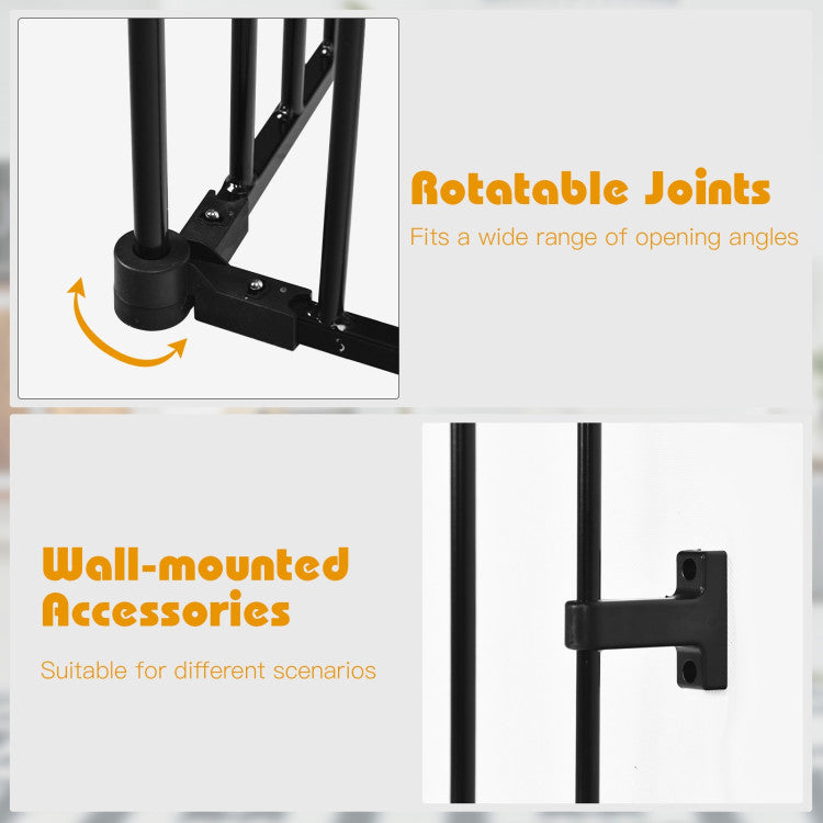 5-Panel Adjustable Pet Safety Gate