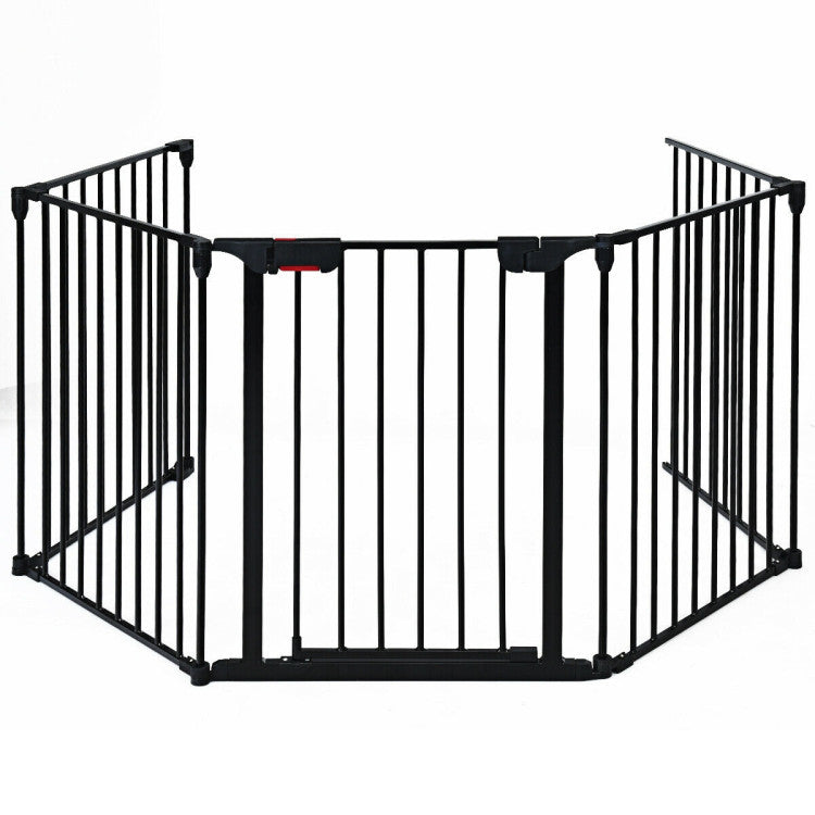5-Panel Adjustable Pet Safety Gate