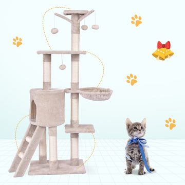 56-Inch Cat Tree with Condo