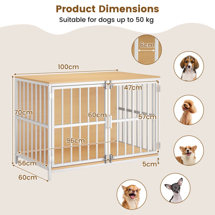 40-Inch Furniture-Style Dog Crate