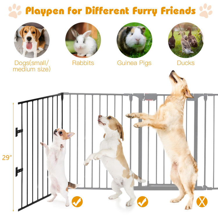 5-Panel Adjustable Pet Safety Gate
