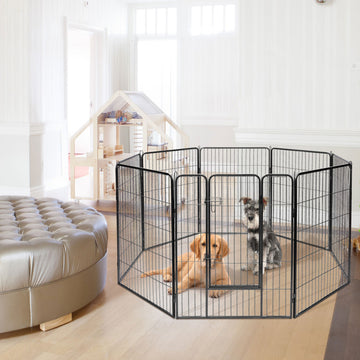 8-Panel Heavy-Duty Pet Playpen