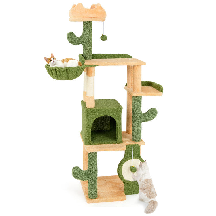 63-Inch Cactus Cat Tree