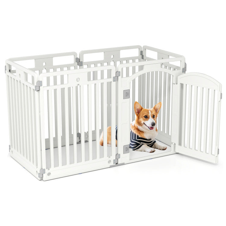 6-Panel Foldable Dog Playpen