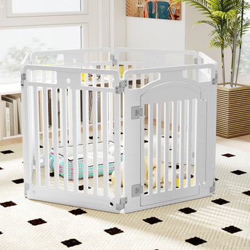 6-Panel Foldable Dog Playpen