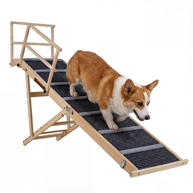 6-Level Adjustable Dog Ramp