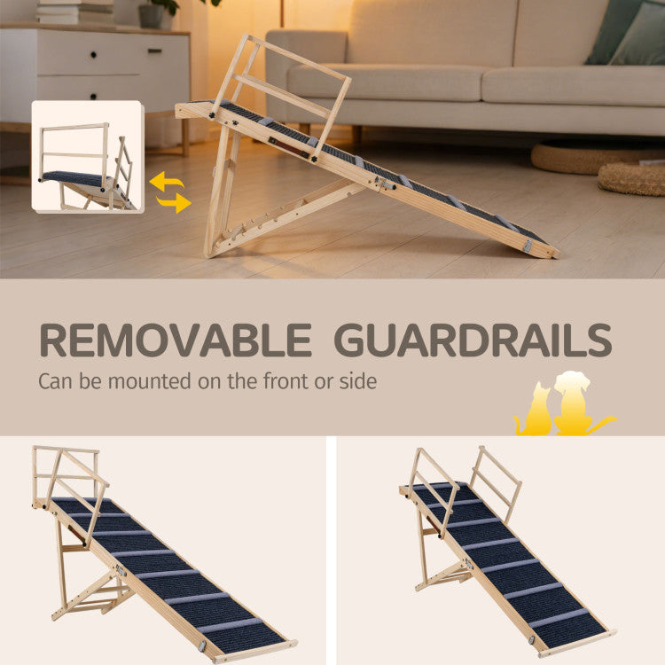 6-Level Adjustable Dog Ramp