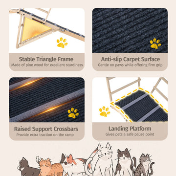 6-Level Adjustable Dog Ramp