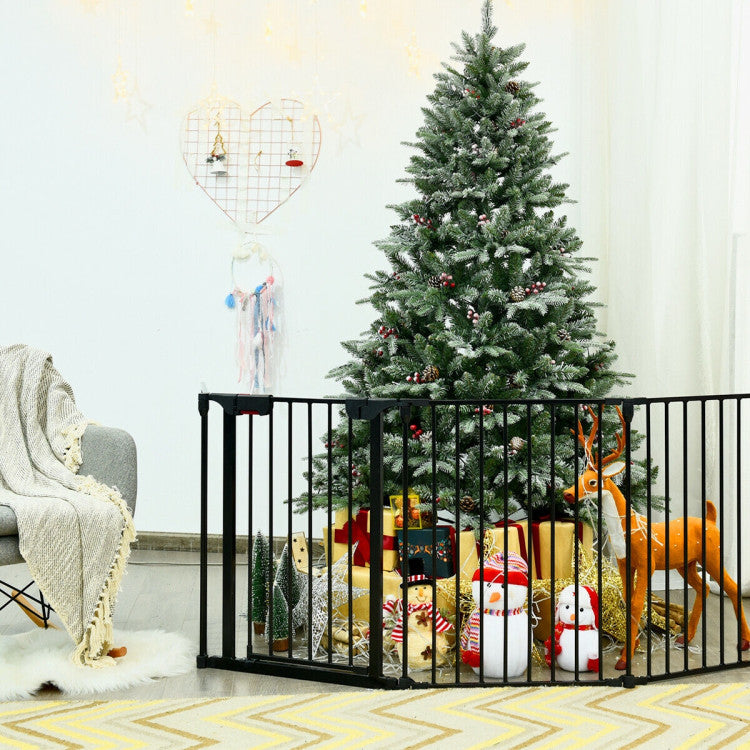 5-Panel Adjustable Pet Safety Gate