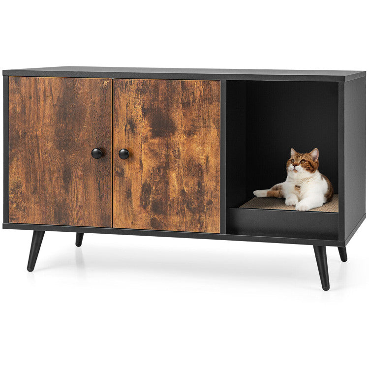 Hidden Cat Litter Box Cabinet