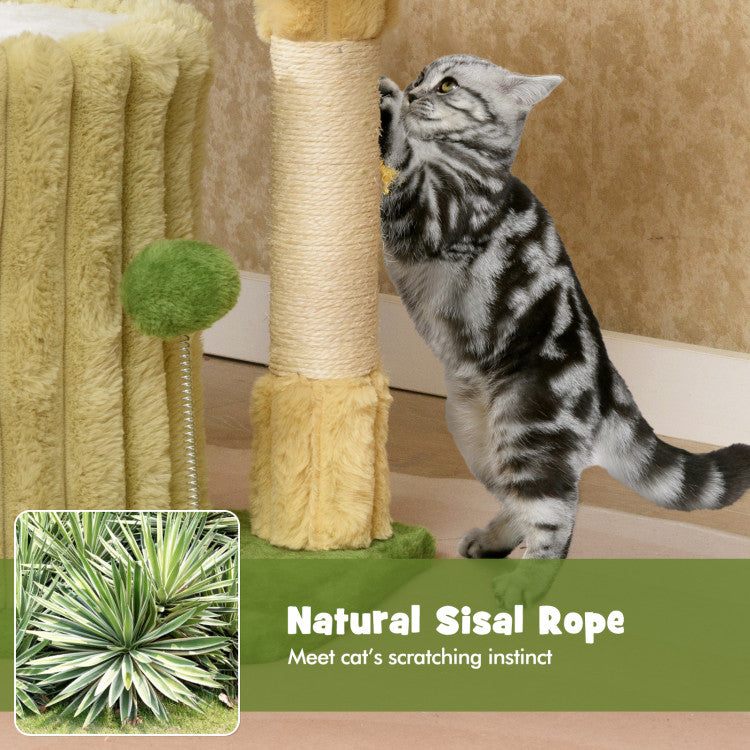2-Tier Flower Cat Tree