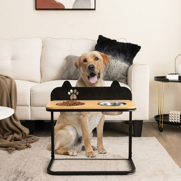 Adjustable Elevated Dog Bowl Stand