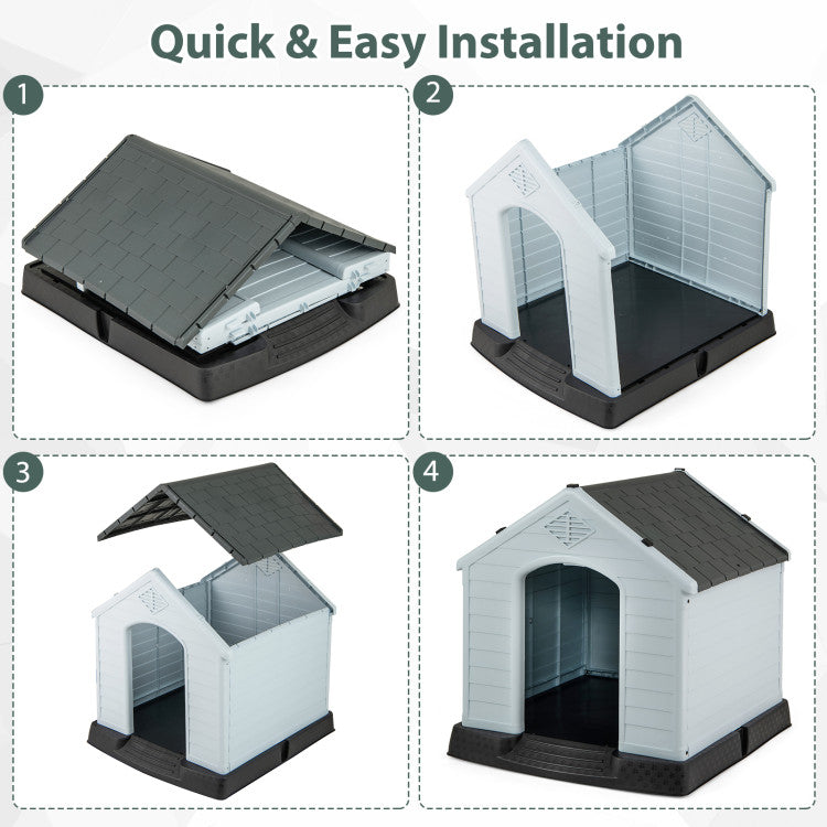 Weatherproof Elevated Dog House
