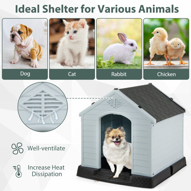 Weatherproof Elevated Dog House