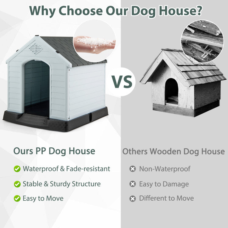 Weatherproof Elevated Dog House