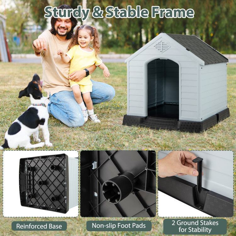 Weatherproof Elevated Dog House
