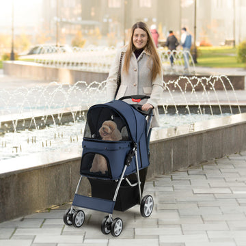 Foldable All-Terrain Pet Stroller