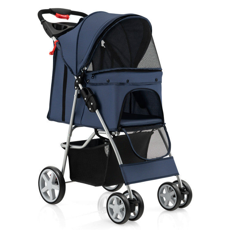Foldable All-Terrain Pet Stroller