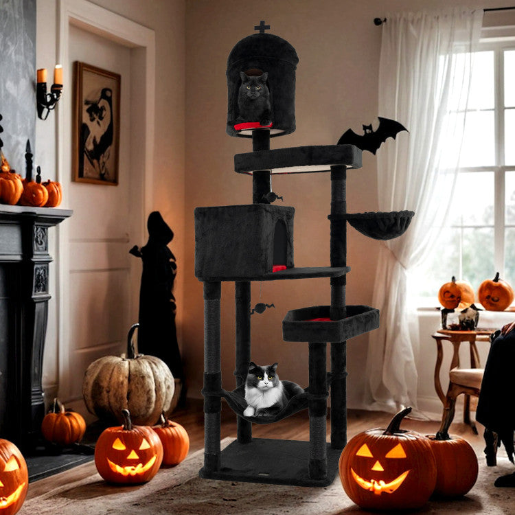 83-Inch Gothic Cat Tree