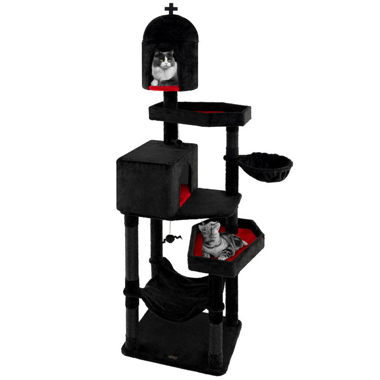 83-Inch Gothic Cat Tree