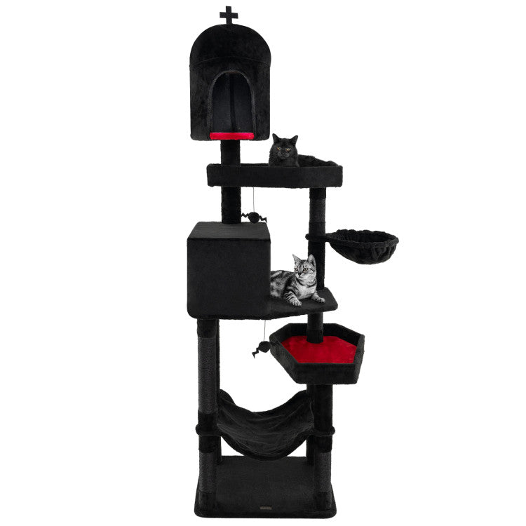 83-Inch Gothic Cat Tree