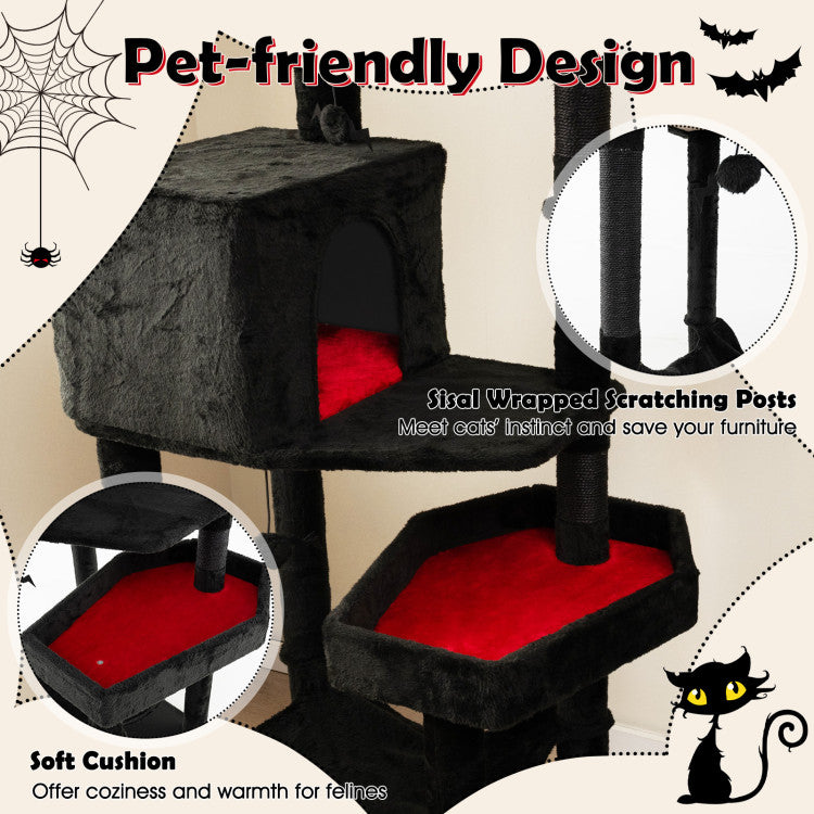 83-Inch Gothic Cat Tree
