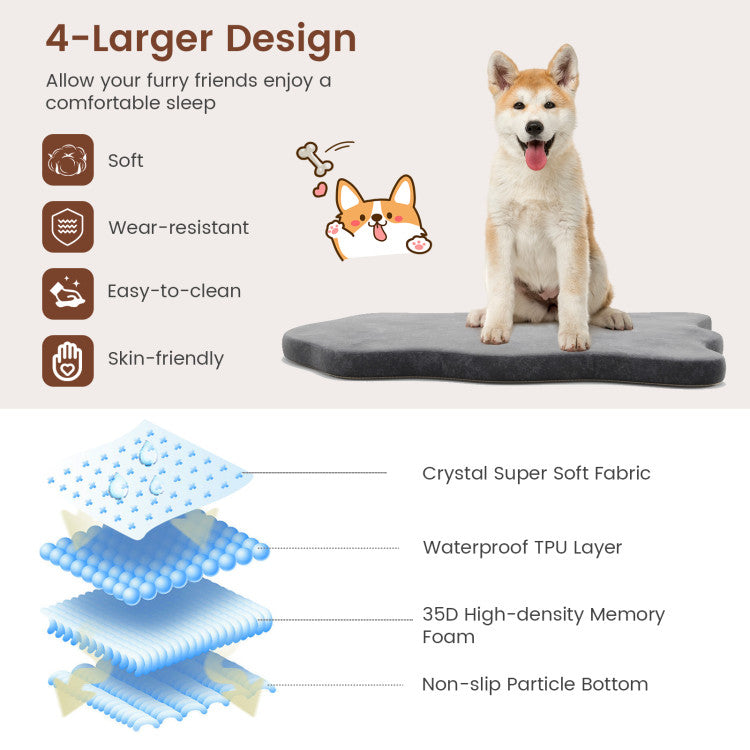 Orthopedic Memory Foam Dog Bed