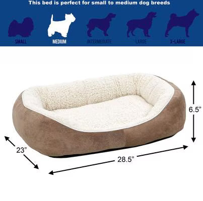 Overstuffed Cuddler Pet Bed