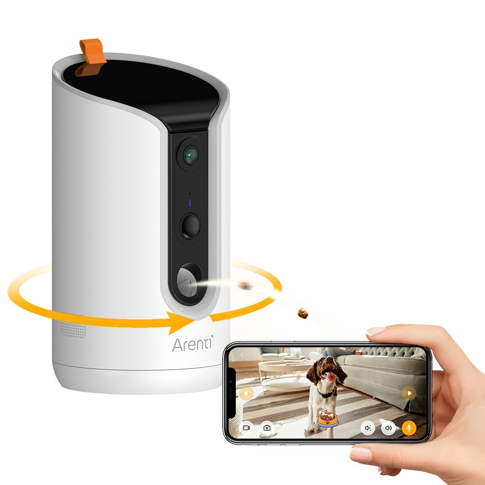 360° Smart Pet Camera with Treat Dispenser