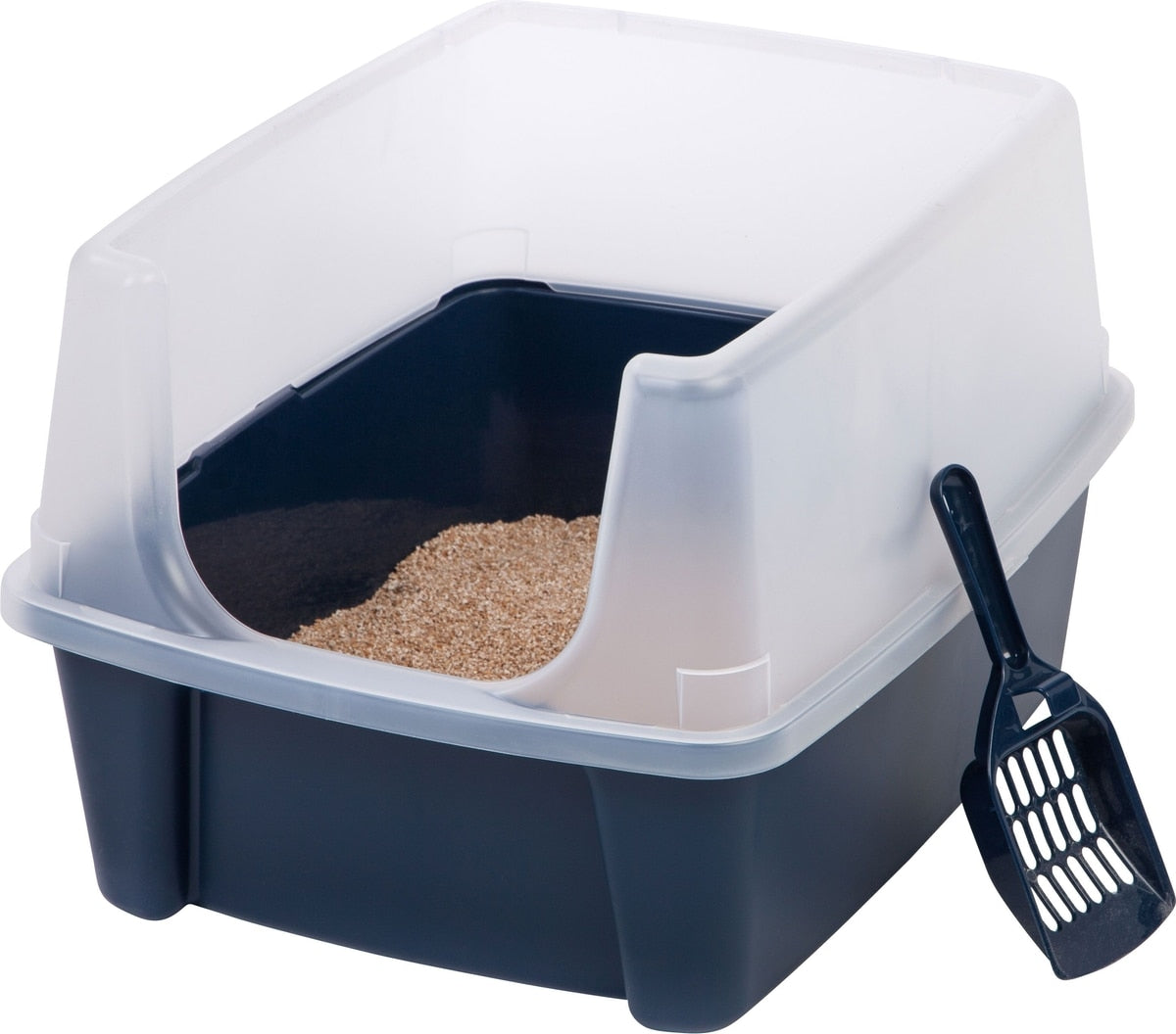 High-Sided Open Cat Litter Box