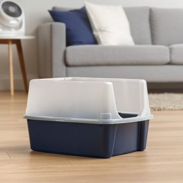 High-Sided Open Cat Litter Box