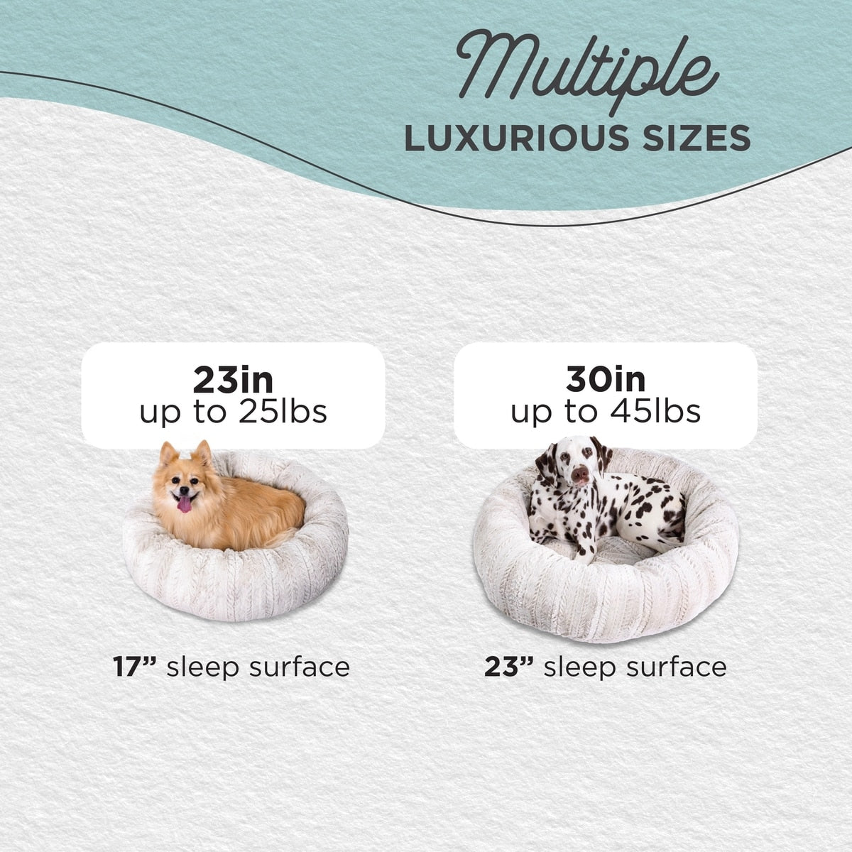 Herringbone Orthopedic Donut Pet Bed