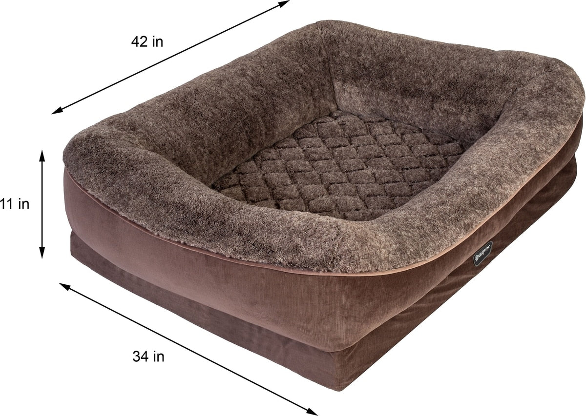 Ultra Plush Orthopedic Cuddler Pet Bed