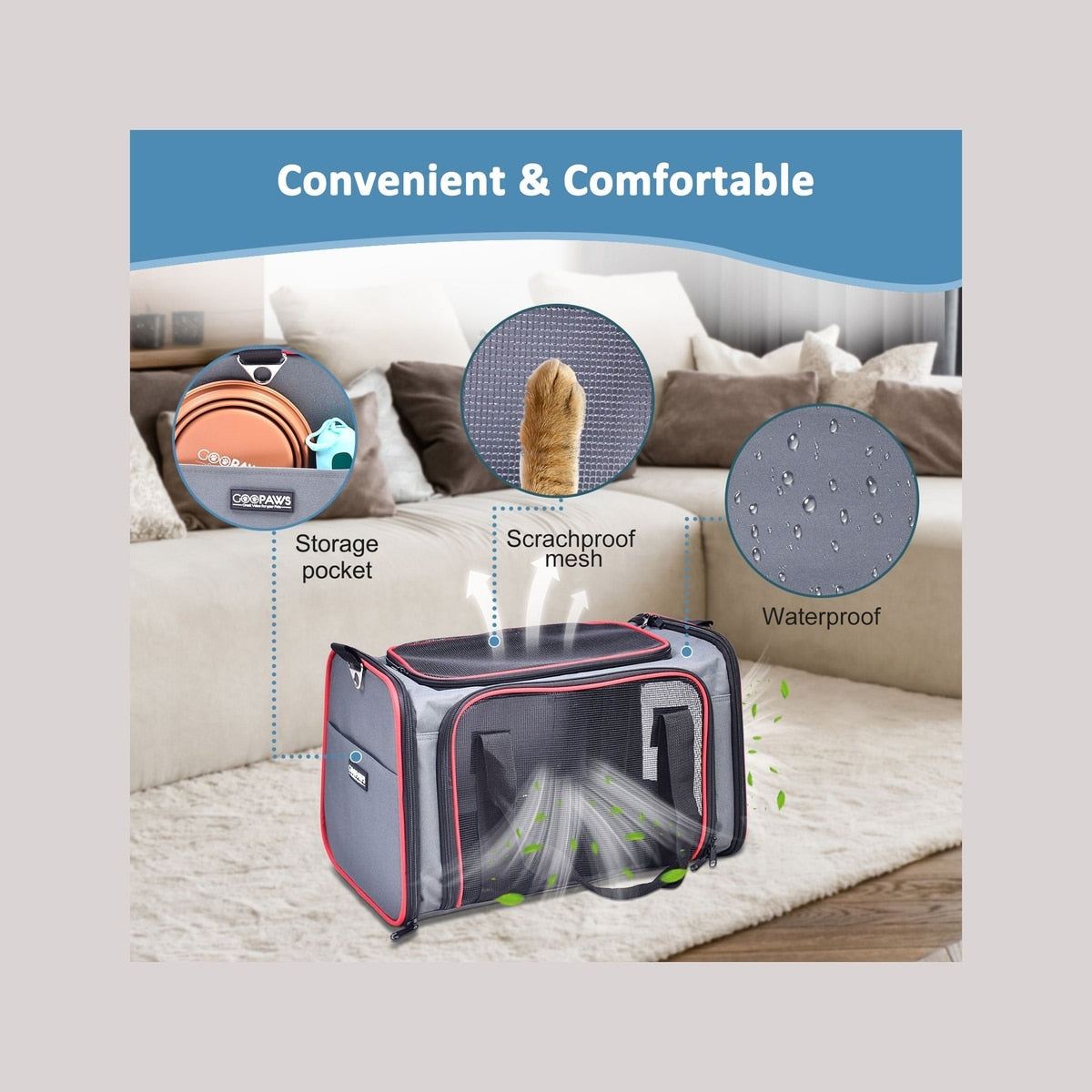 Airline-Approved Soft Pet Carrier