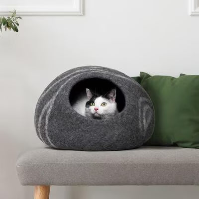 Premium Felt Cat Cave Bed